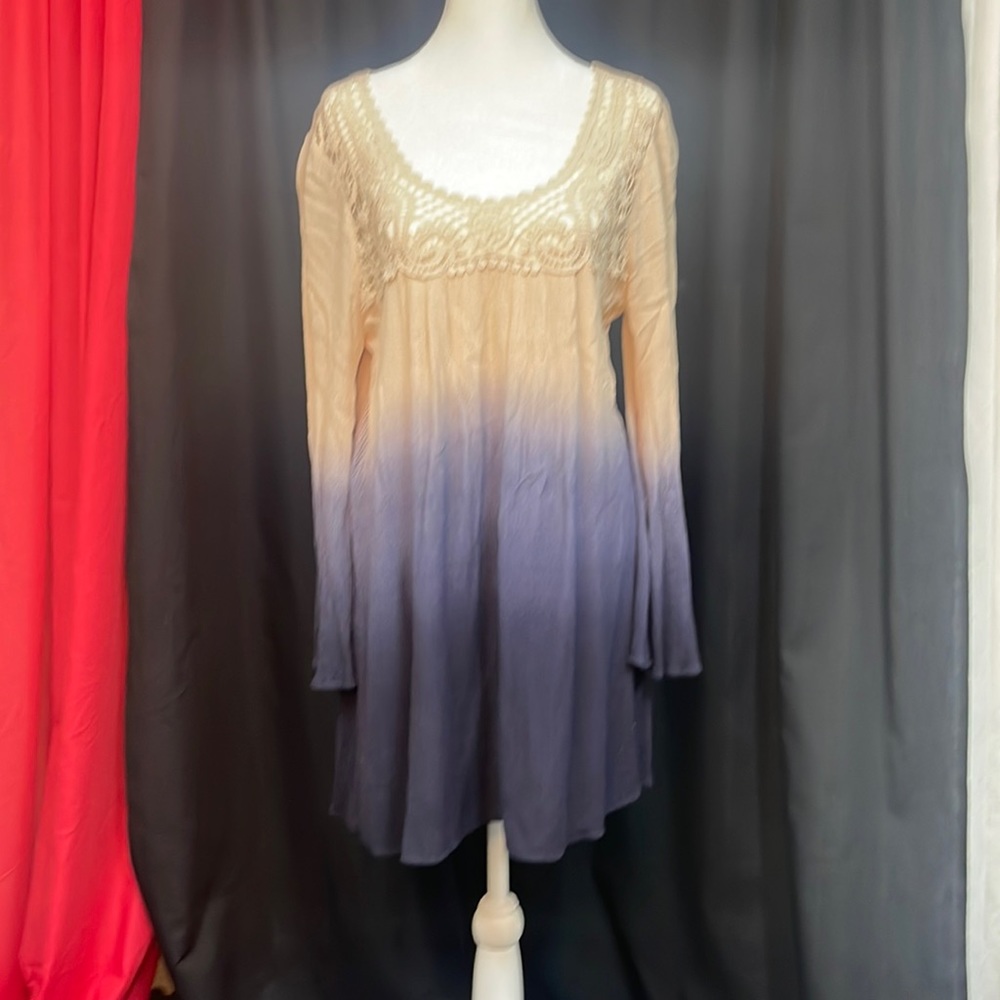 Blu Pepper long tunic /short dress size M